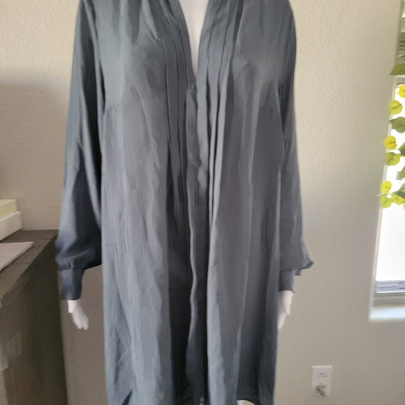 H & M Sheer Shirt Dress - Picture 6 of 9